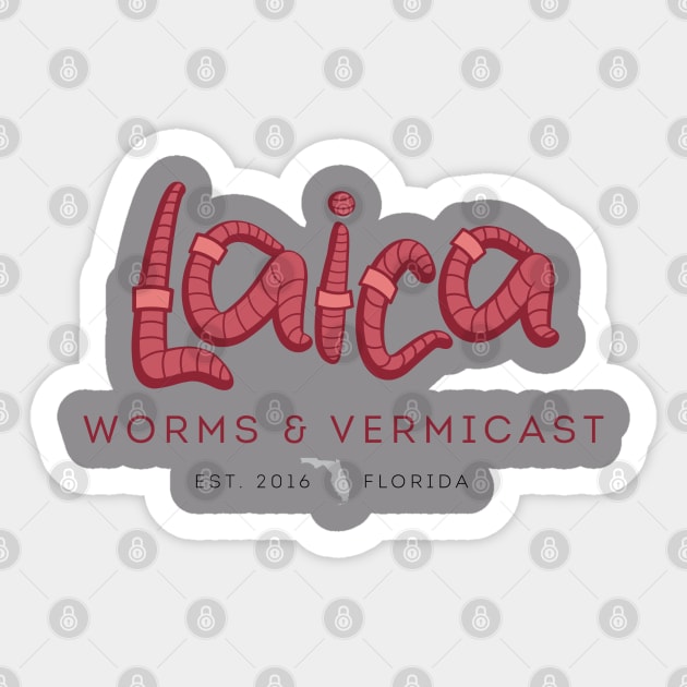 Laica Worms Sticker by Laica Worms